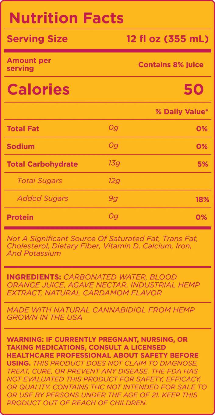 CANN Blood Orange Cardamom Hi Boy