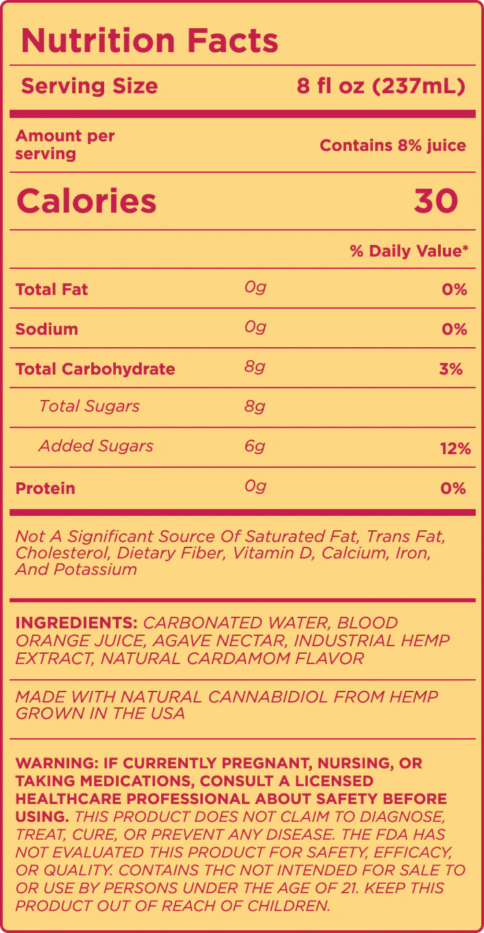 CANN Blood Orange Cardamom 2 MG