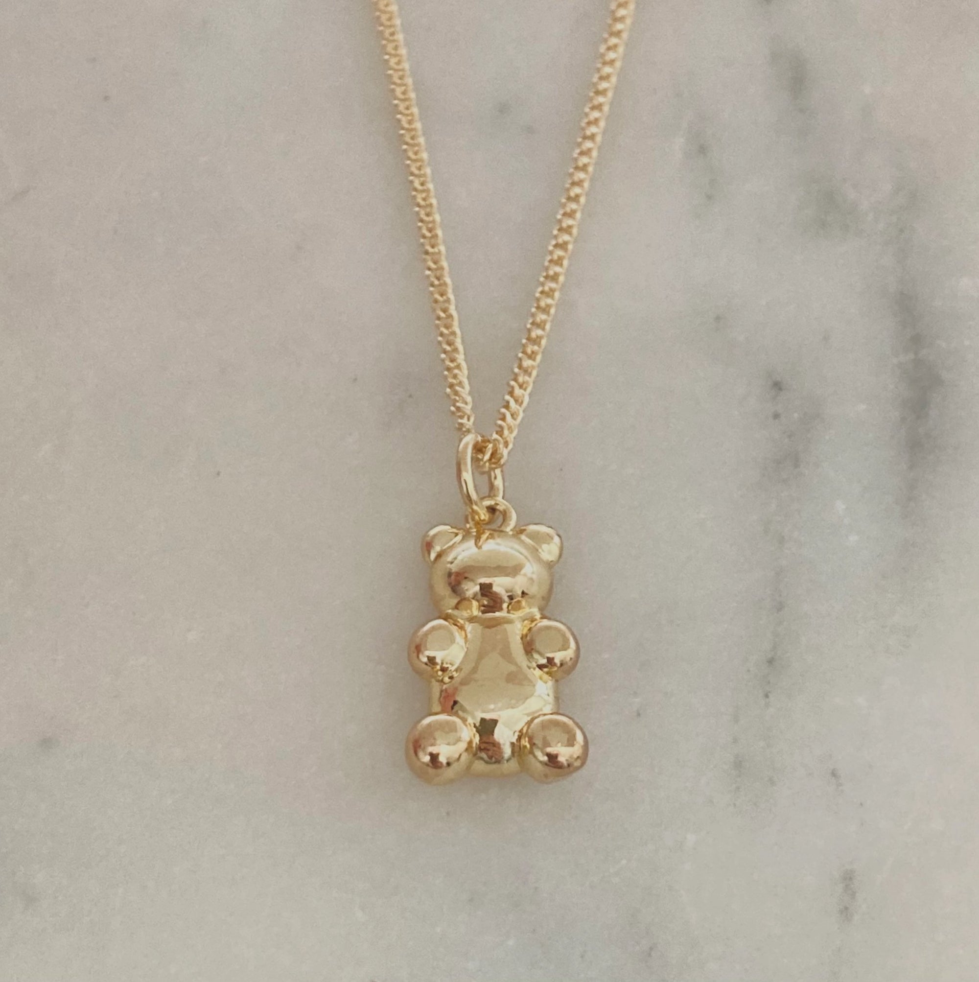 Golden Gummy Bear Necklace